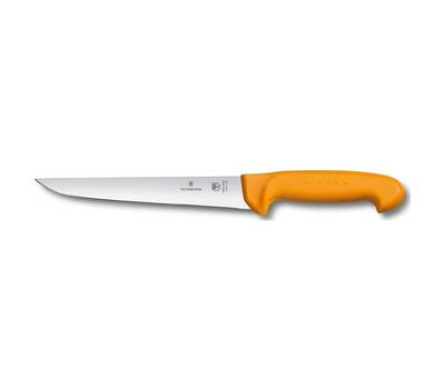 Нож кухонный VICTORINOX Sticking (5.8411.18) стальной разделочный для мяса лезв.180мм прямая заточка
