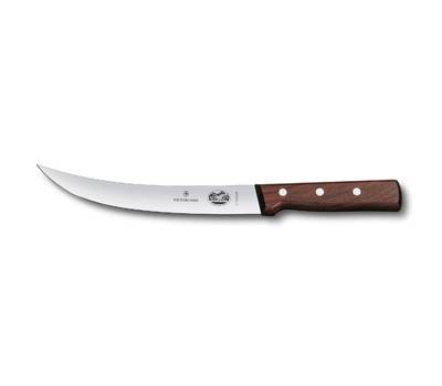 Нож кухонный VICTORINOX 5.7200.20 стальной разделочный лезв.200мм прямая заточка коричневый.