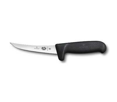 Нож кухонный VICTORINOX Fibrox/(5.6603.12M) стальной разделочный для мяса лезв.120мм прямая заточка 