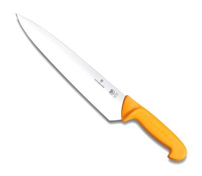 Нож кухонный VICTORINOX Swibo/(5.8451.26) стальной разделочный для мяса лезв.260мм прямая заточка же