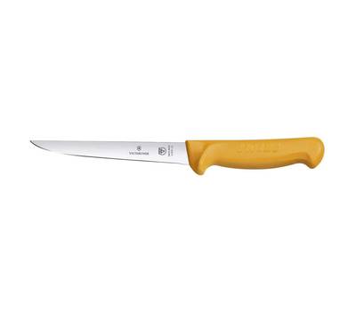 Нож кухонный VICTORINOX Swibo/(5.8401.14) стальной обвалочный для мяса лезв.140мм прямая заточка жел