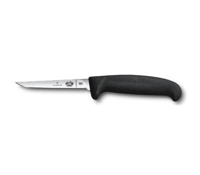 Нож кухонный VICTORINOX Fibrox/(5.5903.09) стальной разделочный для птицы лезв.90мм прямая заточка ч
