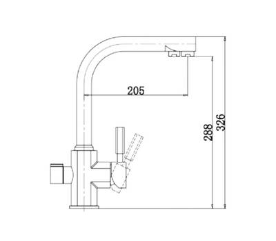 Смеситель для кухни KAISER 40144-4