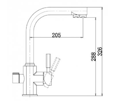 Смеситель для кухни KAISER 40144-10