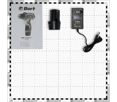 Дрель-шуруповерт аккумуляторная BORT BAB-12x2Li-F (1x1,5 Ah)