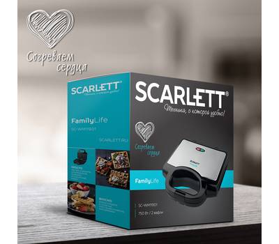 Вафельница SCARLETT SC-WM11901 вафельница сталь с черным