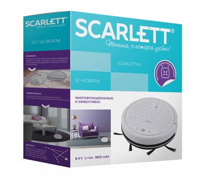 Робот-пылесос SCARLETT VC80R14