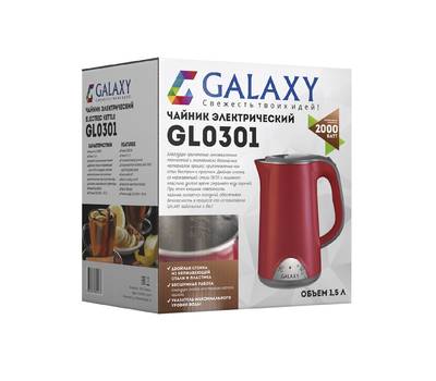 Чайник электрический Galaxy GL 0301 Красный