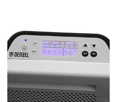 Обогреватель конвекторный DENZEL гибридный электрический HybridX-2000, ИК нагреватель, цифровой терм