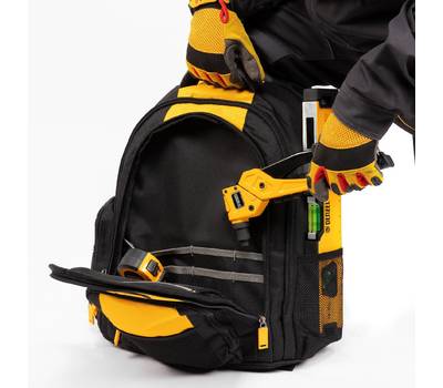 Рюкзак для инструмента DENZEL 365х190х430 мм, 3 отделения, 26 карманов