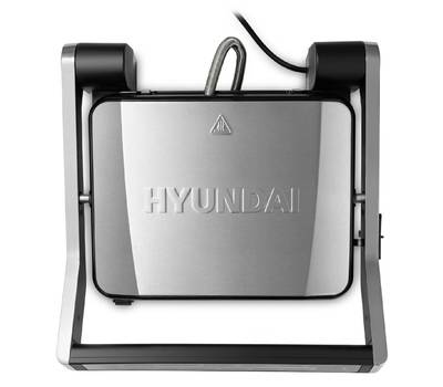 Электрогриль Hyundai HYG-3022 2000Вт серебристый/черный