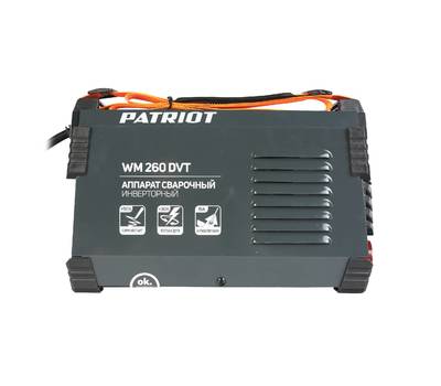 Аппарат сварочный PATRIOT WM260DVT MMA