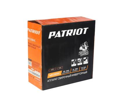 Аппарат сварочный PATRIOT WM230DVC MMA