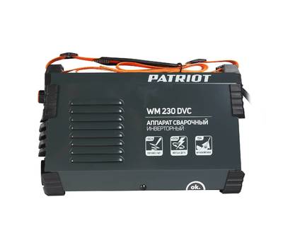 Аппарат сварочный PATRIOT WM230DVC MMA