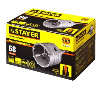 Коронка STAYER PROFESSIONAL ProHAMMER 29190-68