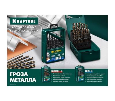 Сверло по металлу KRAFTOOL 29656-12