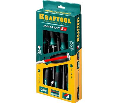 Набор отвёрток KRAFTOOL PRO X-DRIVE PLUS 25025