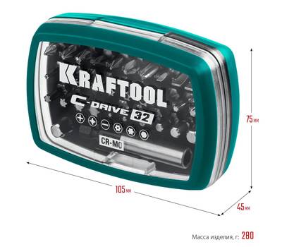 Набор бит KRAFTOOL 26067-H32