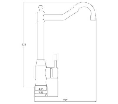 Смеситель для кухни Steel Hammer SH 5208 INOX