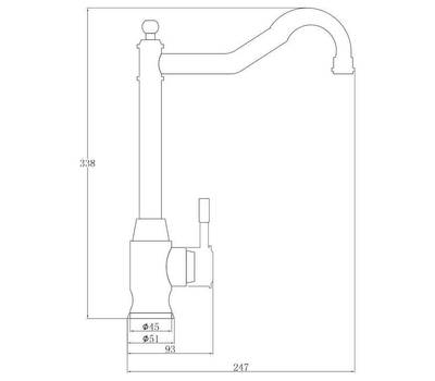 Смеситель для кухни Steel Hammer SH 5208 INOX