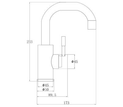 Смеситель для кухни Steel Hammer SH 8714 INOX