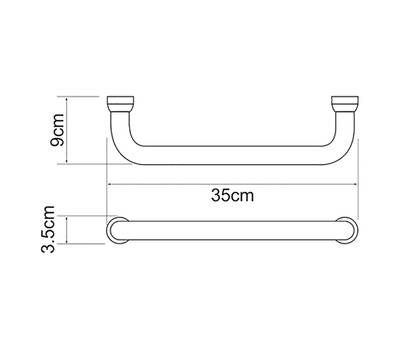 Поручень для ванны WasserKRAFT K-1066