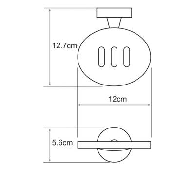 Мыльница WasserKRAFT Isen K-4069