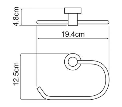 Кольцо для полотенца WasserKRAFT Donau K-9460