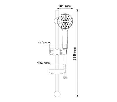 Душевой гарнитур WasserKRAFT A005