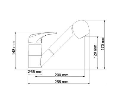 Смеситель для кухни WasserKRAFT Oder 6365