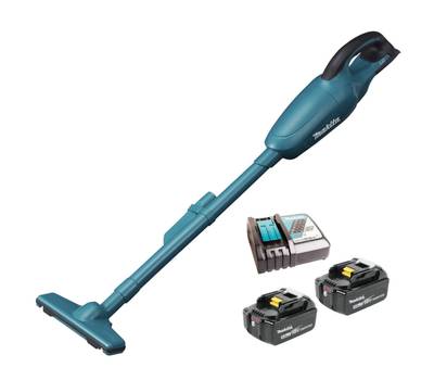 Пылесос аккумуляторный Makita DCL180Z(б/а;б/зу)+Набор BL1850Bх2+DC18RC