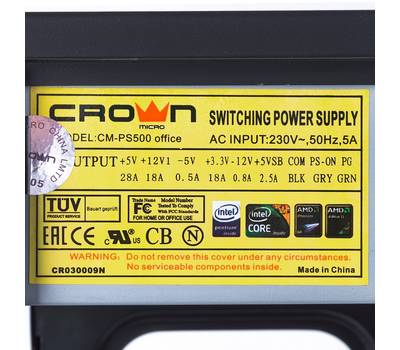 Корпус системного блока Crown CMC-C503 black ATX (CM-500office)