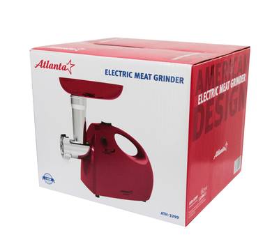 Мясорубка электрическая ATLANTA ATH-3299 (RED)