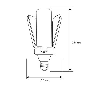 Лампа светодиодная CAMELION LED30-A70-RF/845/E27