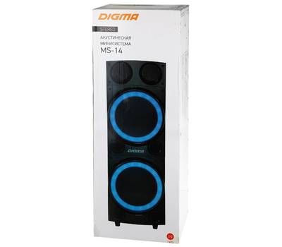 Музыкальный центр DIGMA MS-14 черный 600Вт FM USB BT micro SD