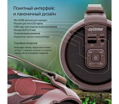 Акустика портативная DIGMA D-PS1520