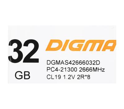 Оперативная память DIGMA DGMAS42666032D