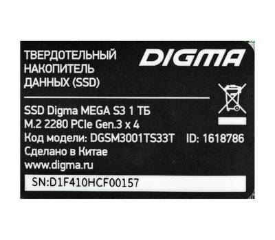 Накопитель SSD DIGMA Mega S3 DGSM3001TS33T