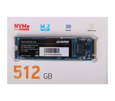 Накопитель SSD DIGMA Mega P3 DGSM3512GP33T