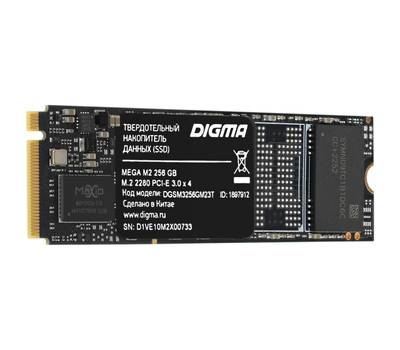 Накопитель SSD DIGMA Mega M2 DGSM3256GM23T