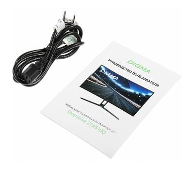 Монитор DIGMA 27" Overdrive 27A510Q черный VA LED 1ms 16:9 HDMI M/M матовая 300cd 178гр/178гр 2560x1