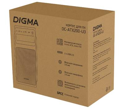 Корпус системного блока DIGMA DC-ATX200-U3