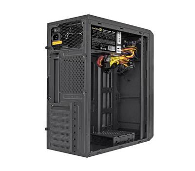 Корпус системного блока EXEGATE EX283074RUS XP-332 Black, ATX, <XP600, Black,120mm>, 2*USB, Audio