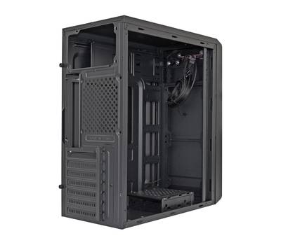 Корпус системного блока EXEGATE EX283074RUS XP-332 Black, ATX, <XP600, Black,120mm>, 2*USB, Audio