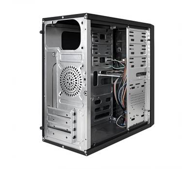 Корпус системного блока EXEGATE EX284032RUS BA-203U Black, mATX, <без БП>, 2*USB+1*USB3.0, Audio