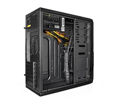 Корпус системного блока EXEGATE EX278400RUS XP-329S Black, ATX, <XP600, Black,120mm>, 2*USB, Audio