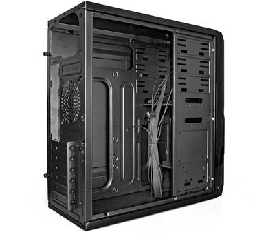 Корпус системного блока EXEGATE EX278400RUS XP-329S Black, ATX, <XP600, Black,120mm>, 2*USB, Audio