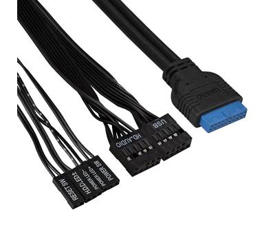 Корпус системного блока EXEGATE EX283214RUS CP-603UB Black, ATX, <без БП>, 2*USB+2*USB3.0, Audio, 