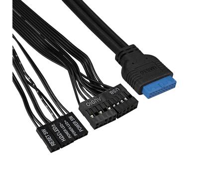 Корпус системного блока EXEGATE EX283080RUS XP-333U Black, ATX, <XP600, Black,120mm>, 1*USB+2*USB3