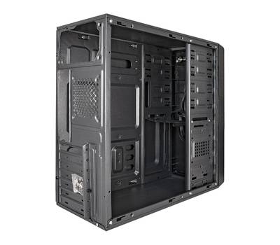 Корпус системного блока EXEGATE EX283729RUS XP-401 Black, ATX, <без БП>, 2*USB, Audio